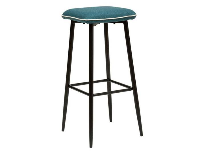 Lot de 2 tabourets bar Design  Lanir  Atmosphera - 35x35x75 - Bleu canard