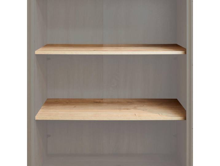Linea Natura Einlegebodenset, Eiche, 2-teilig, 91x1.8x57 cm, Befestigung ohne Bohren,Befestigung Bohren, Schlafzimmer, Kleiderschränke, Schrankzubehör, Einlegeböden