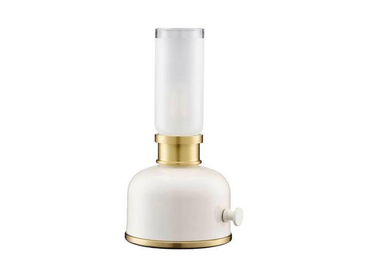 PR Home Akku-Tischleuchte Wera, Beige, Metall, 22 cm, Lampen & Leuchten, Innenbeleuchtung, Tischlampen, Akku-Tischlampen