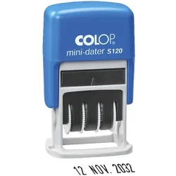 Colop Datumstempel Mini-Dater »S 120« mehrfarbig
