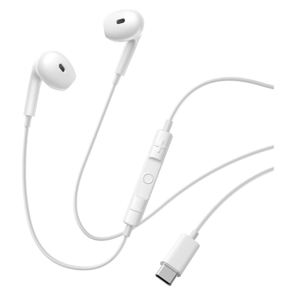 Baseus OS-Baseus Encok CZ19 Wired Earphones Moon White (Kabelgebunden) (1533380691)