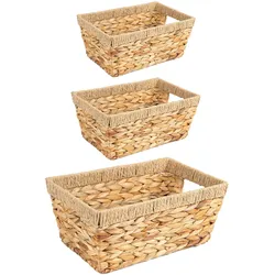 AUFBEWAHRUNGSKÖRBE SINTRA 3er Set natur