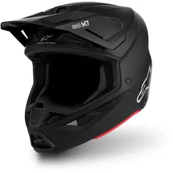 Alpinestars S-M7 SOLID Crosshelm - schwarz-matt - S (55/56)
