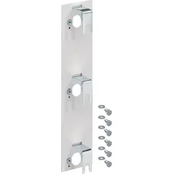 Hager LVZ00DA185-185 Doppeladapter 185 auf 185 zur Montage von zwei LVSG00185... auf Sammelschiene LVZ00DA185185