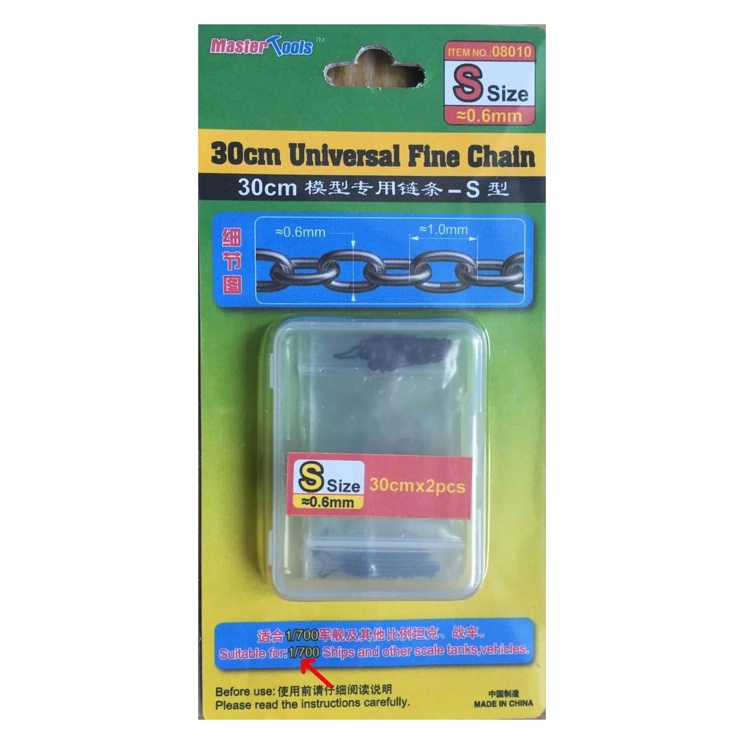 Master Tools 30CM Universal Fine Chain S Size 0.6mmX1.0mm (08010)