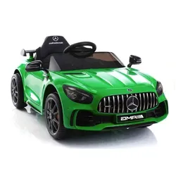 Kinderfahrzeug Mercedes GTR Grün EVA-Reifen Ledersitz Auto