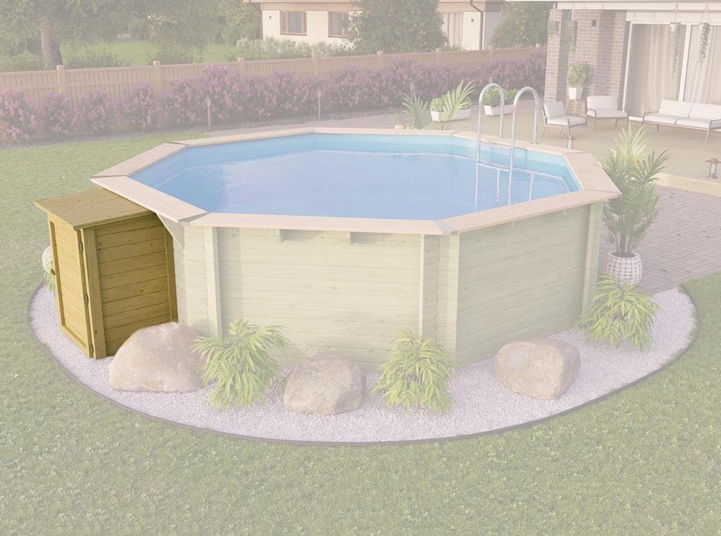 KARIBUHOLZT Pool Technikbox 87x74x121cm 10004263