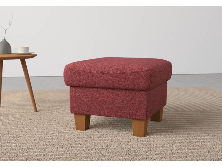 Stauraumhocker, 100% Polyester, Chianti, 58×48 cm, Klassisch, Home affaire