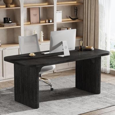 OEM 62-Inch Wood Rectangular Executive Desk Large Modern Conference Table for Home Office Boardroom