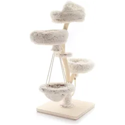 Wiltec Fudajo (130 cm, Braun, Creme), Katzenbaum
