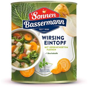 Sonnen-Bassermann Fertiggericht Wirsing-Eintopf, mit geräuchertem Fleisch, 800 g