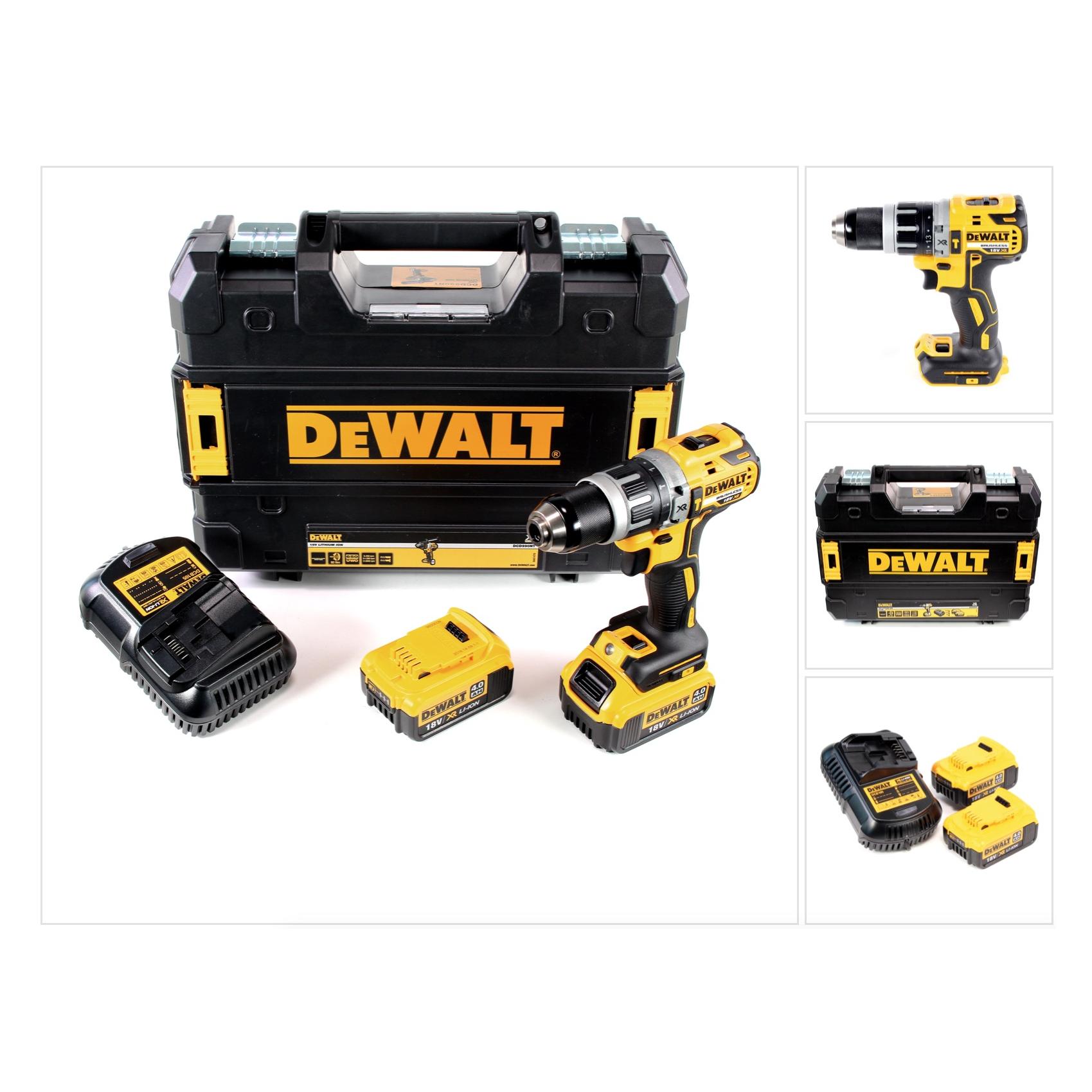 DeWalt DCD 796 M2 Akku Schlagbohrschrauber Brushless 18V 70Nm + 2x Akkus 4,0 Ah + 1x Schnellladegerä (Bohrschrauber, Schlagbohrschrauber) (24715622)