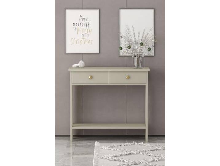 brandloop Moderner Konsolentisch mit Schubladen, Schmaler Flurtisch, Eleganter Beistelltisch für Eingangsbereich & Wohnzimmer