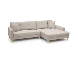 BOOOM Ecksofa Donna Cord Mink