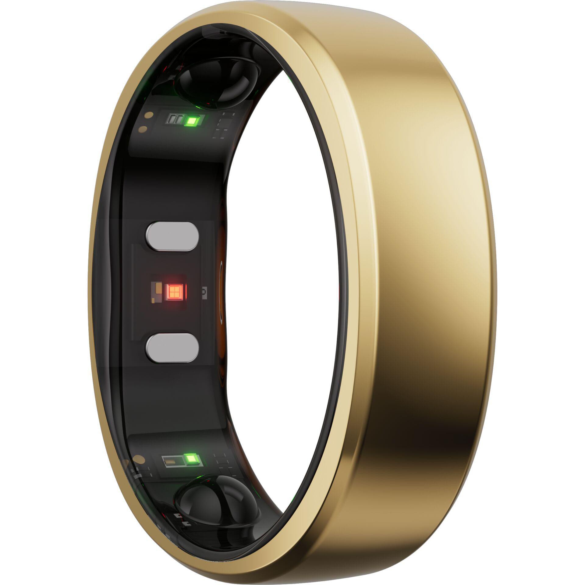 RingConn Smart Ring Gen2 für Frauen und Männer - Schlaf- und Fitness Tracking Wearable - Herzfrequenz - Rosegold Größe 7