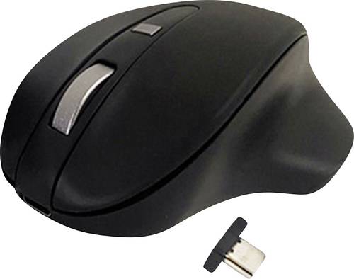 Matias M20DCBB Ergonomische Maus Kabellos Optisch Schwarz 4 Tasten 1000 dpi, 1600 dpi Ergonomisch
