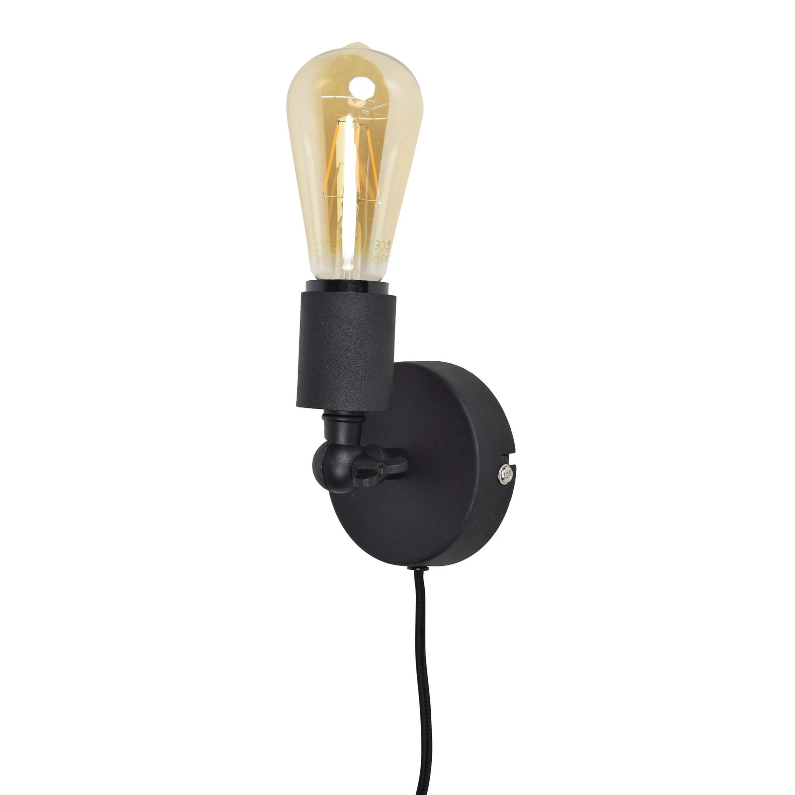 Urban Interiors Wandlamp Bulby Vintage Zwart LED