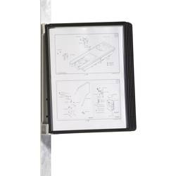 Durable Sichttafelwandhalter VARIO MAGNET WALL 5 Schwarz DIN A4 Anzahl der mitgelieferten Sichttafeln 5 591401