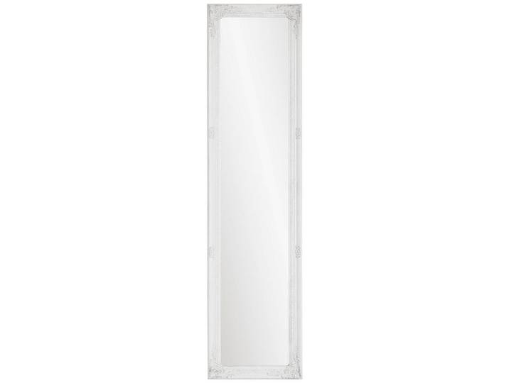 Landscape Standspiegel, Weiss, Glas, Eukalyptusholz, massiv, rechteckig, 40x160x4.5 cm, Ganzkörperspiegel, Spiegel, Standspiegel