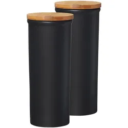 Ritzenhoff & Breker Jasper Vorratsdosen, Vorratsbehälter, Schwarz, Braun