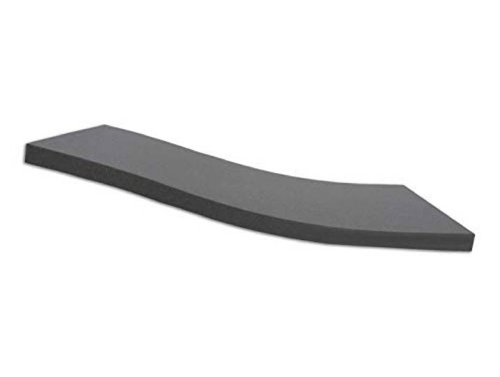 Dibapur ® Black: Orthopädische Kaltschaummatratze/Akustikschaumstoff - H2 - Auswahl: Ohne Bezug - Made in Germany (80x200x13 cm)