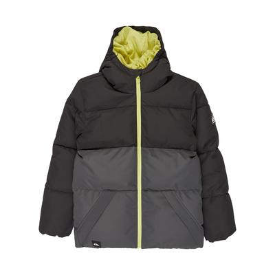 Snowboardjacke QUIKSILVER "Final Word", Jungen, Gr. 14, braun (tarmac), Obermaterial: 100% Polyester., Jacken Snowboardjacke