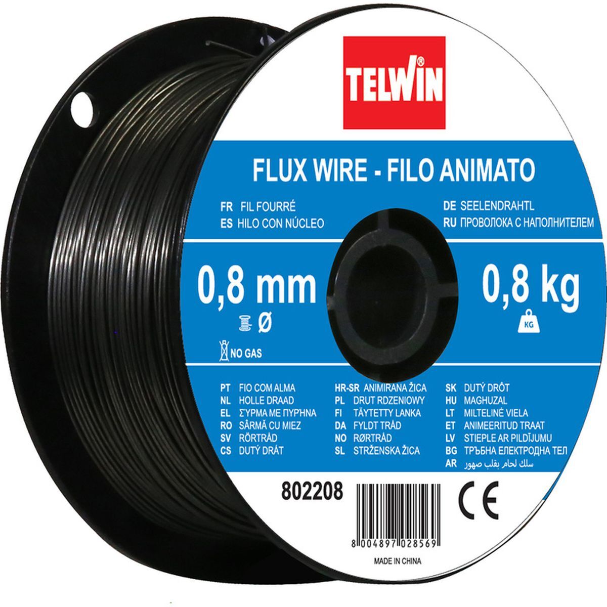 Filo flussante Telwin senza gas 0.8 mm 0.8 kg