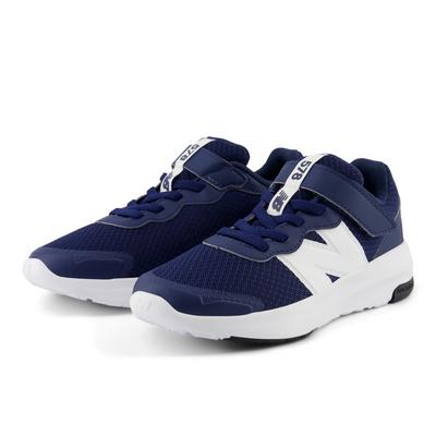 Laufschuh NEW BALANCE "578", Kinder, Gr. 34,5, weiß (nb navy, weiß), Synthetik, Schuhe Laufschuh, für Kinder