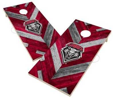 Skip's Garage New Mexico Lobos Premium 2x4 Cornhole Boards - V3