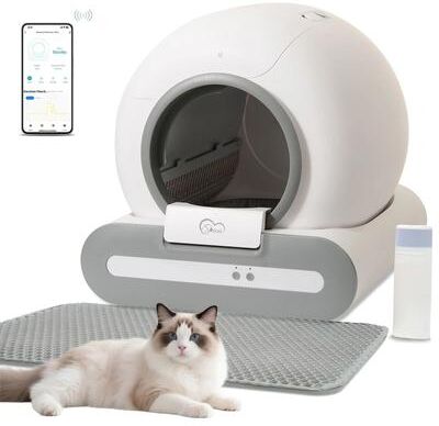 Uplifted Finds "DOEL 65L Intelligent ""Fresh Sphere"" Self Cleaning Litter Box DOEL 65L Intelligent ""Fresh Sphere"" Self Cleaning Litter Box"