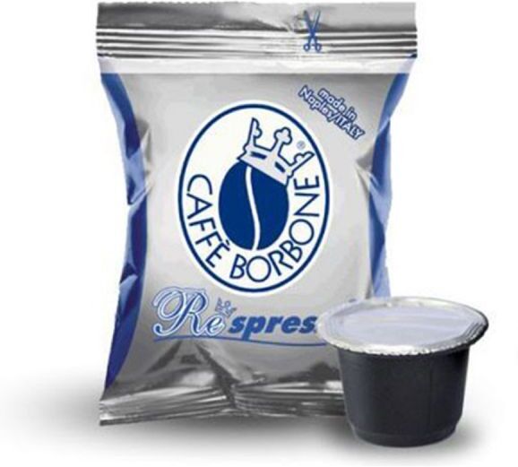 Caffè Borbone 50 Capsule Borbone Respresso Blu Compatibili Nespresso