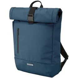 MOLESKINE Notebook-Rucksack »Metro« mit Rolltop blau, 32x50x13 cm