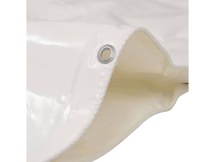 vidaXL Bâche de protection 650 g/m² 3x4 m blanc