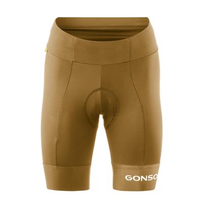 Fahrradhose GONSO "Essential Shorts Kit W", Damen, Gr. 42, Normalgrößen, hellbraun, 78% Polyamid, 22% Elasthan, Hosen Fahrradhose, Formbeständig, strapazierfähig, hohe Bewegungsfreiheit