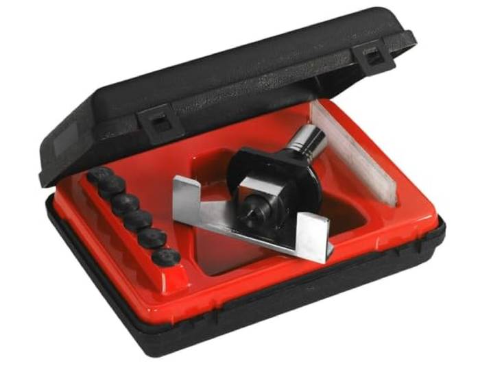 FACOM - Tensiomètre pour Courroie de Distribution - DM.16 - 6 Embouts Interchangeables - Calibre et Cale de Vérification - Outil de Réglage - Coffret Robuste - Outillage à Main