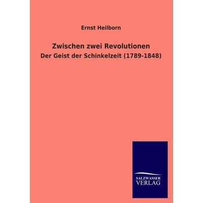 Zwischen zwei Revolutionen, Taschenbuch von Ernst Heilborn, Salzwasser, 978-3-8460-0937-6
