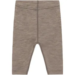 Huttelihut Leggings Wolle/Seide, braun, 80