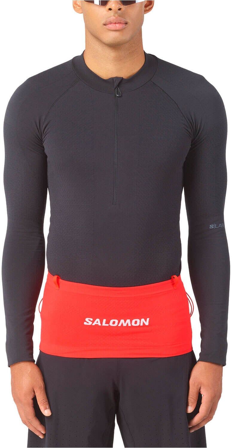 Salomon adv skin seamless belt riñonera Rojo (L)
