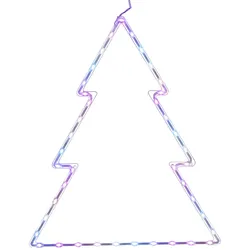 WellHome - Weihnachtsbaumbeleuchtung mit 41 RGB-LED-Lichtern mit Controller 48x0,6x60cm