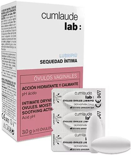 Cumlaude Lab Laboratorio Cumlaud: Lubripiù Sequedad Íntima x10 Óvulos Vaginales