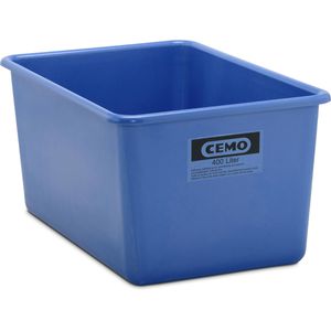 CEMO Großbehälter 7571, 400 Liter, blau, 119 x 60 x 79cm, aus GFK
