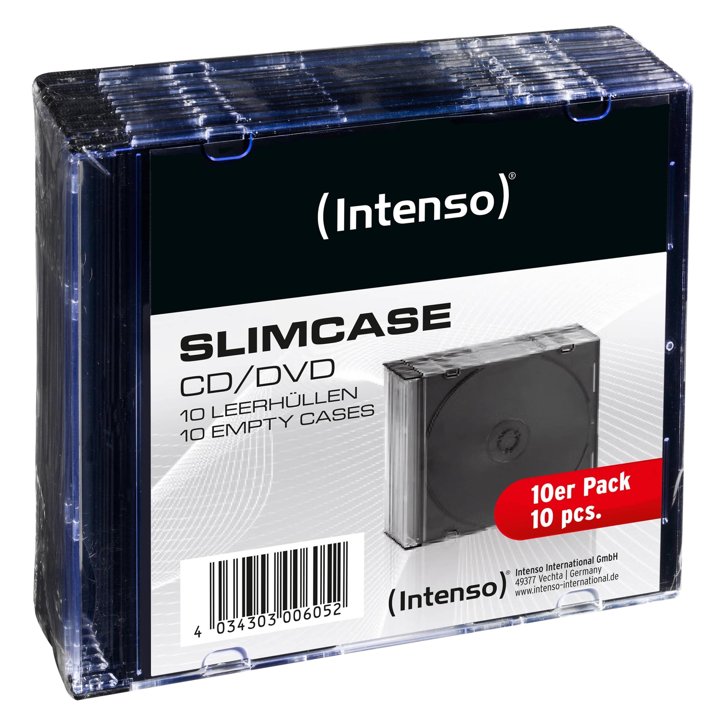 Intenso Behälter CD-Aufbewahrung (Packung mit 10) (CDs, Plattenspieler) (9001602)