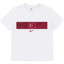 NIKE TFF Türkei Crest T-Shirt Kinder 100 - white/sport red/sport red XL (158-170 cm)