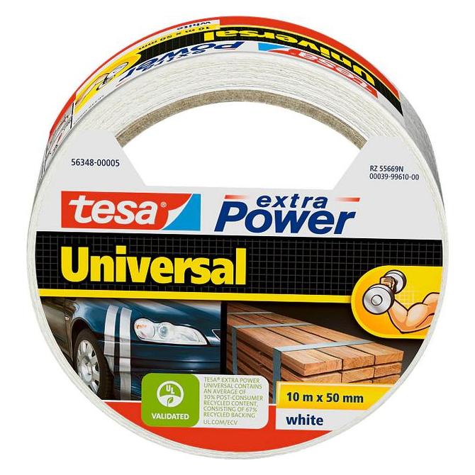 tesa EXTRA POWER UNIVERSAL Gewebeband, gewebeverstärktes Ductape (50 mm) (56348-00005-06)