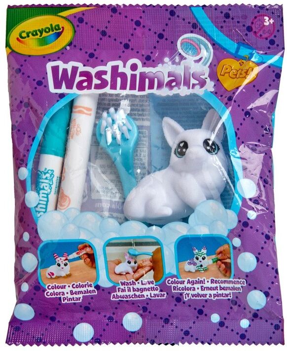 Sachet Washimals 1 animal Série 1 - Crayola