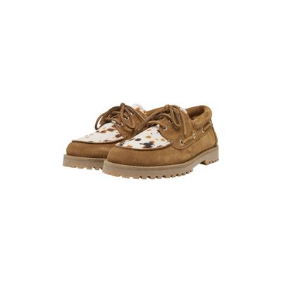 Loafer REPLAY "Replay DESERT", Damen, Gr. 39, braun (cuoio), Leder, Schuhe Loafer