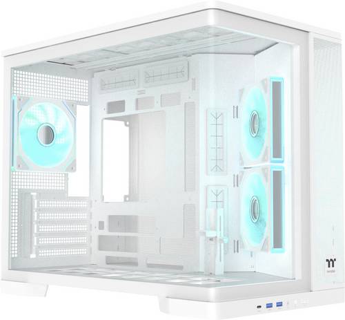 Thermaltake Arcus 280 TG curved White Midi-Tower PC-Gehäuse Weiß Seitenfenster