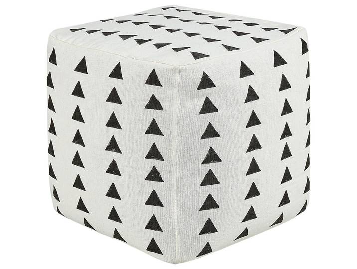 POUF Baumwolle Cremeweiß Tarodi