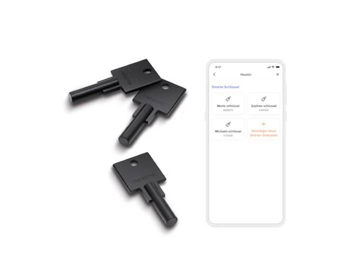 Netatmo, Slimme Sleutels (pakket van 3 Sleutels) Voeg nieuwe Sleutels toe aan je Slimme Deurslot, NDL-K3U