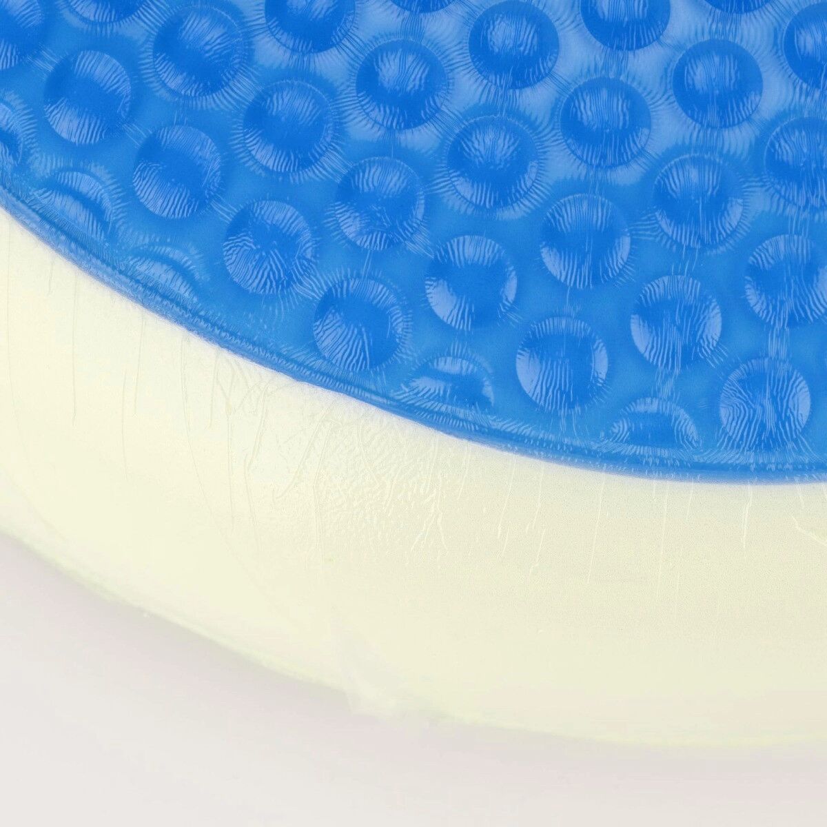 INF Gel Memory-Schaum Steißbein-Sitzkissen mit O-förmigem Ausschnitt – Atmungsaktives Mesh, Steißbeinstütze, 42x34x7cm